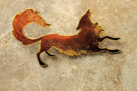 Autumn Fox Brooch