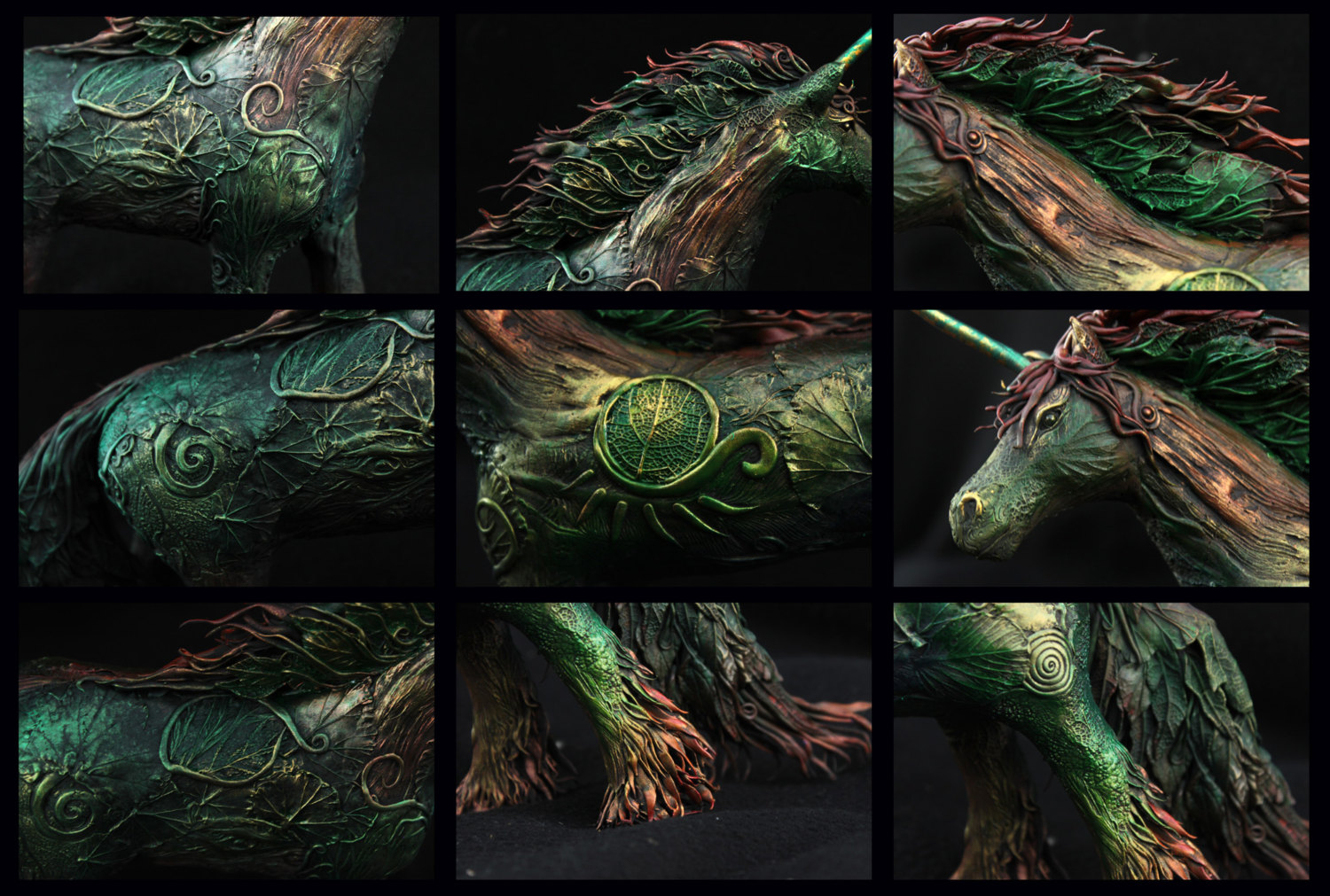 Textures of Forest Horse