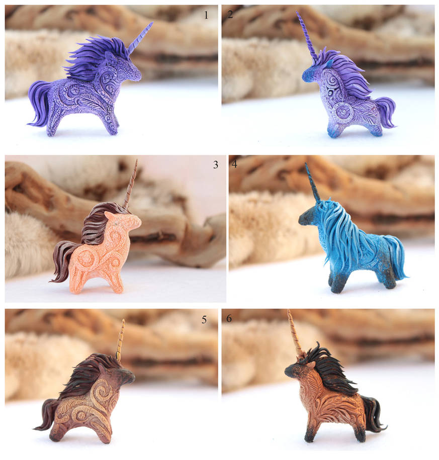 Unicorns Little Totems by hontor