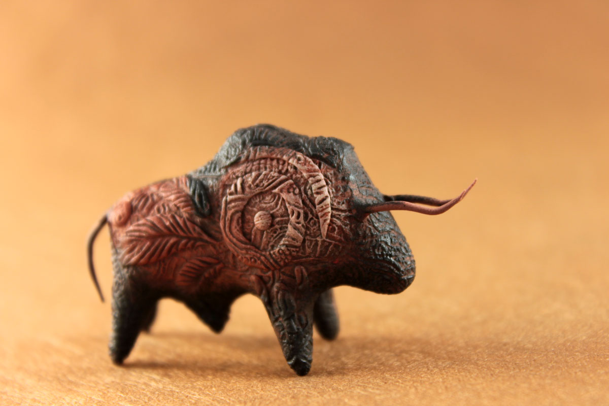 Prehistoric buffalo totem hontor on DeviantArt
