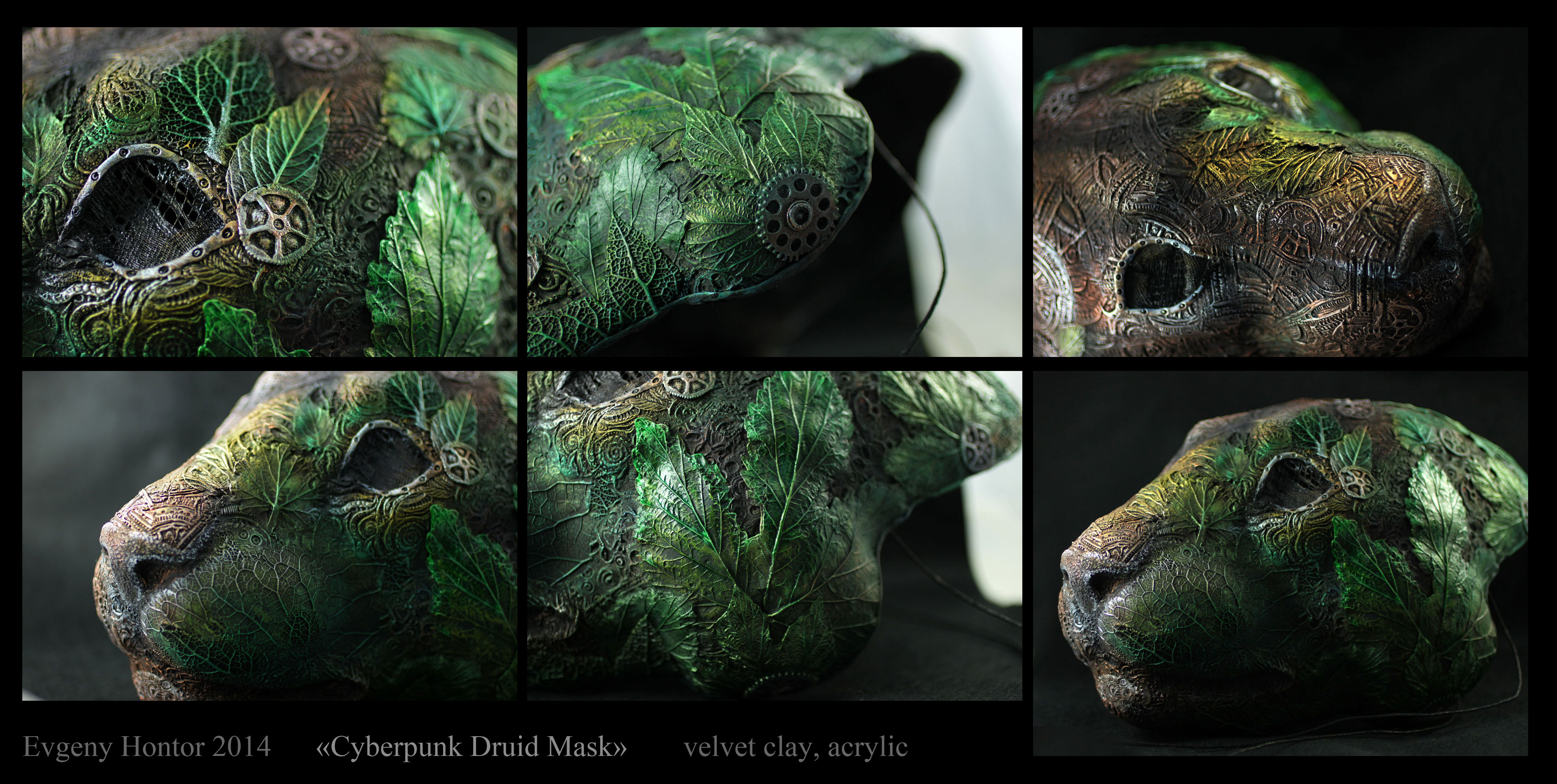 Cyberpunk Druid Mask II