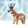 Animal totem sculpture - Pronghorn antelope