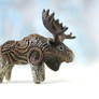 Animal totem sculpture - moose
