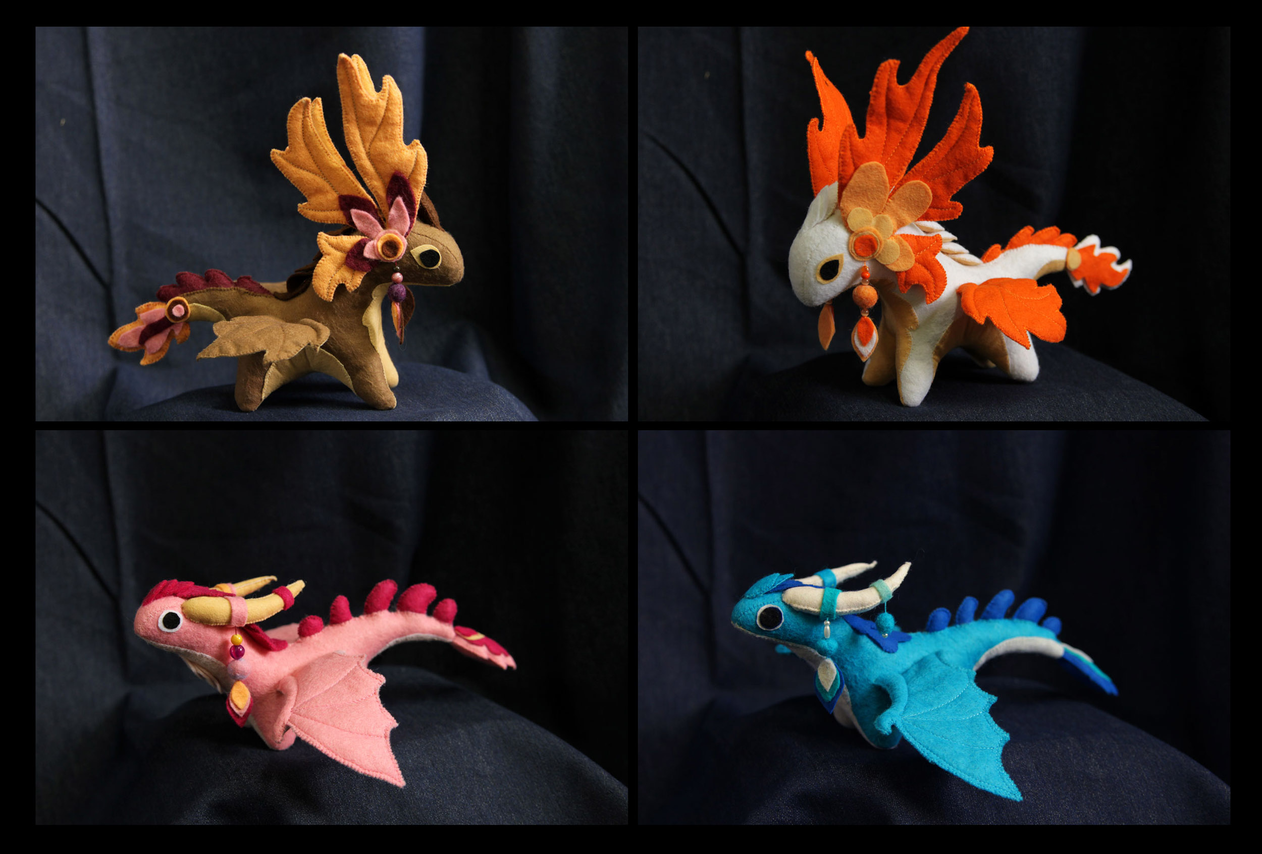 Plush dragons mix II