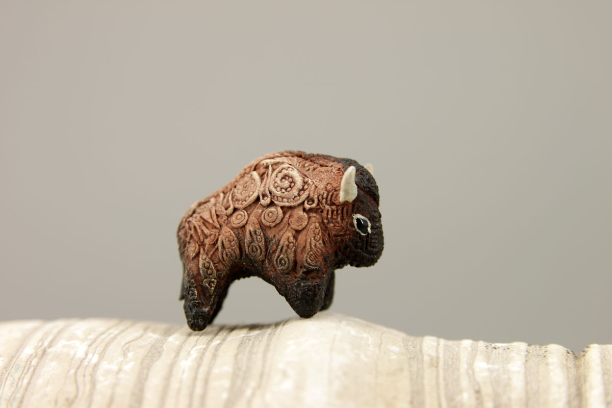 Tiny american buffalo by hontor on DeviantArt