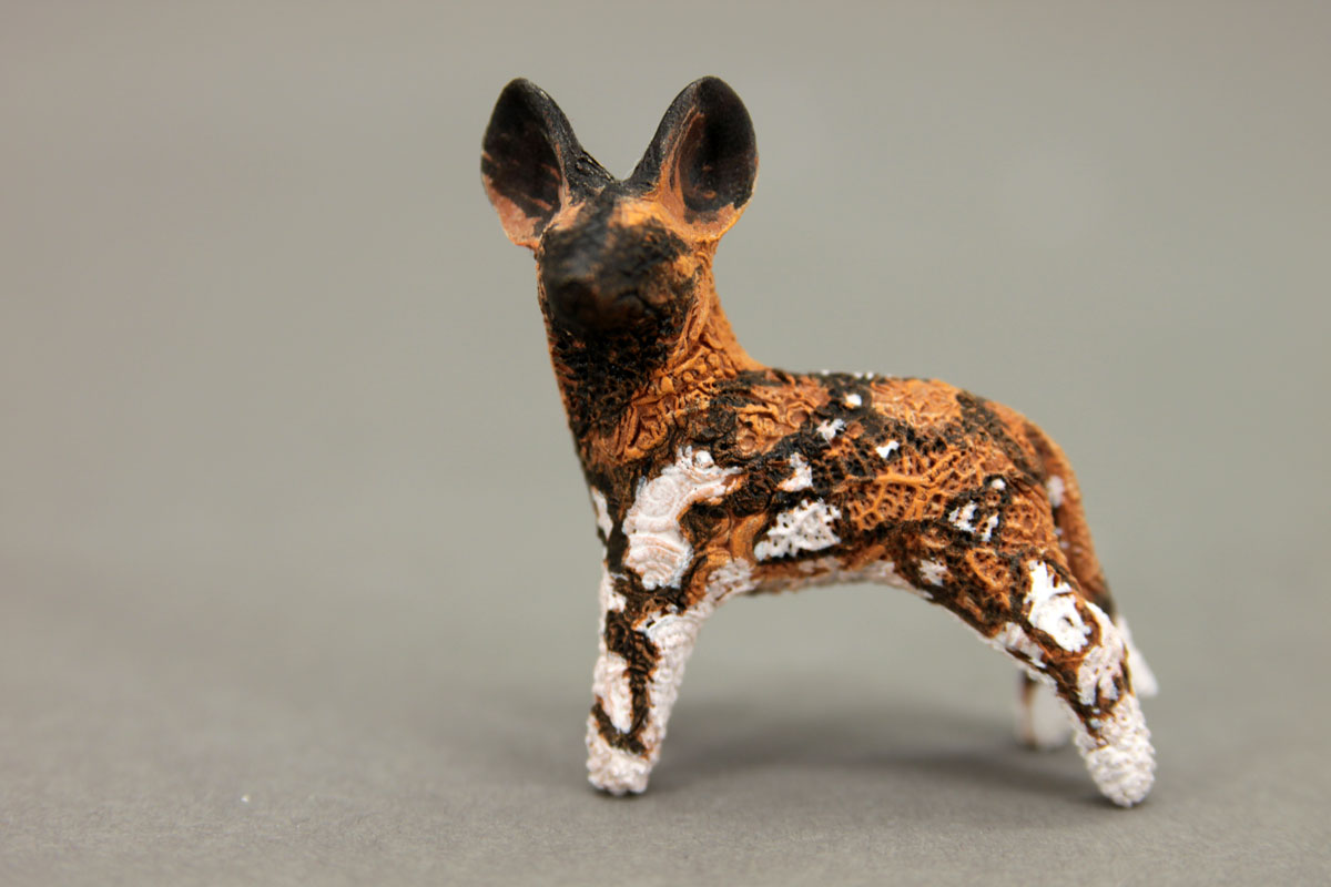 African wild dog totem - new version