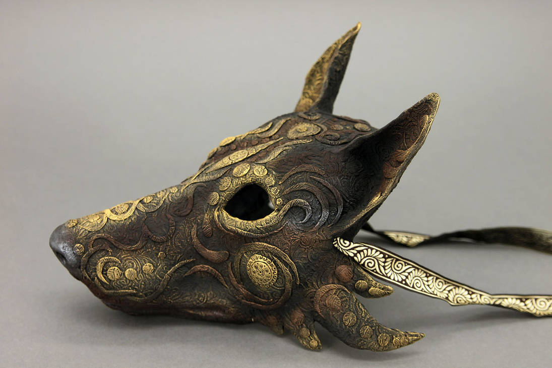 Шебалин маска зверя. Анубис Хонтор. Необычные маски.
