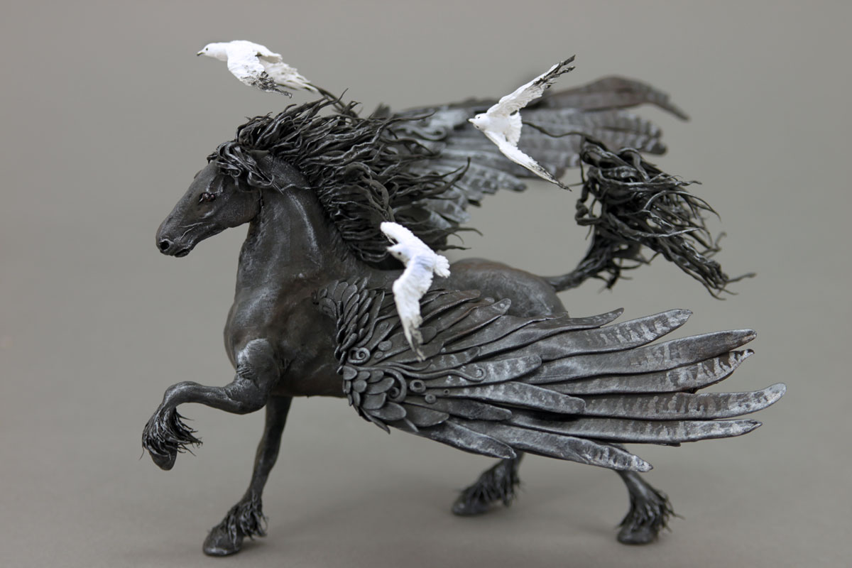 Pegasus with Seagulls