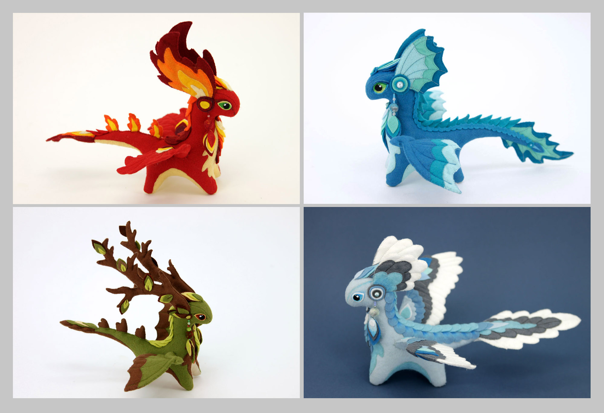 Four Elements dragons