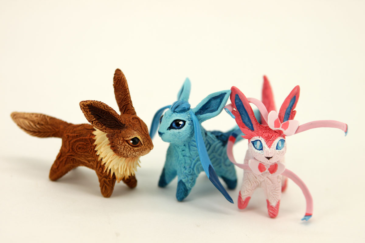 Eevee, Sylveon, Glaceon