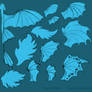 Free use dragon wings patterns