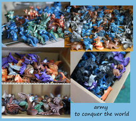 Army to conquer the world