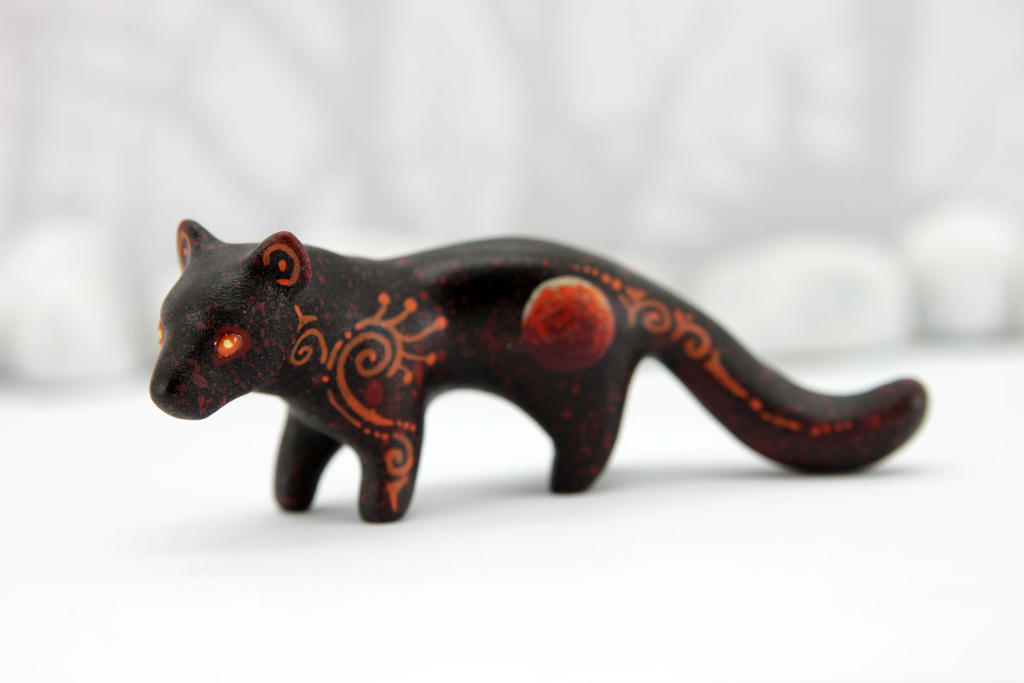 Panther of lunar eclipse