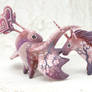 Sakura dragon and unicorn