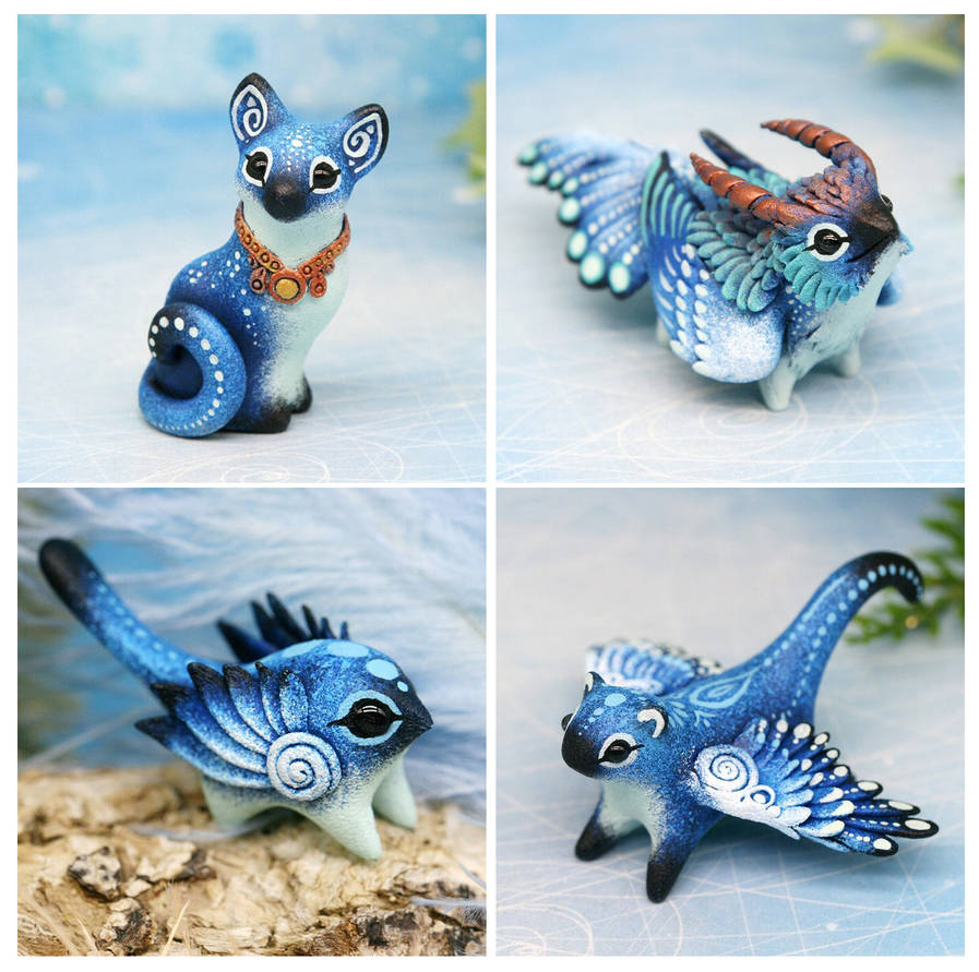 Blue magic creatures by hontor on DeviantArt