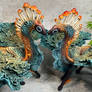 Two lichen dragons