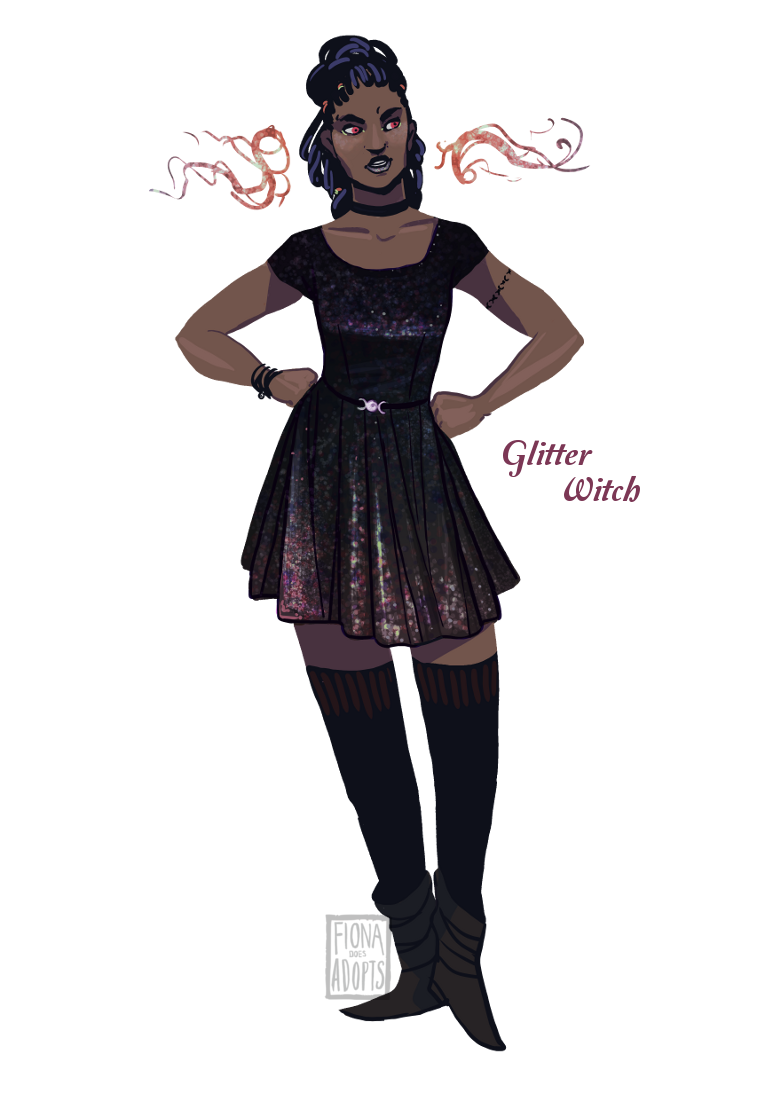 [closed] Adopt - Glitter Witch