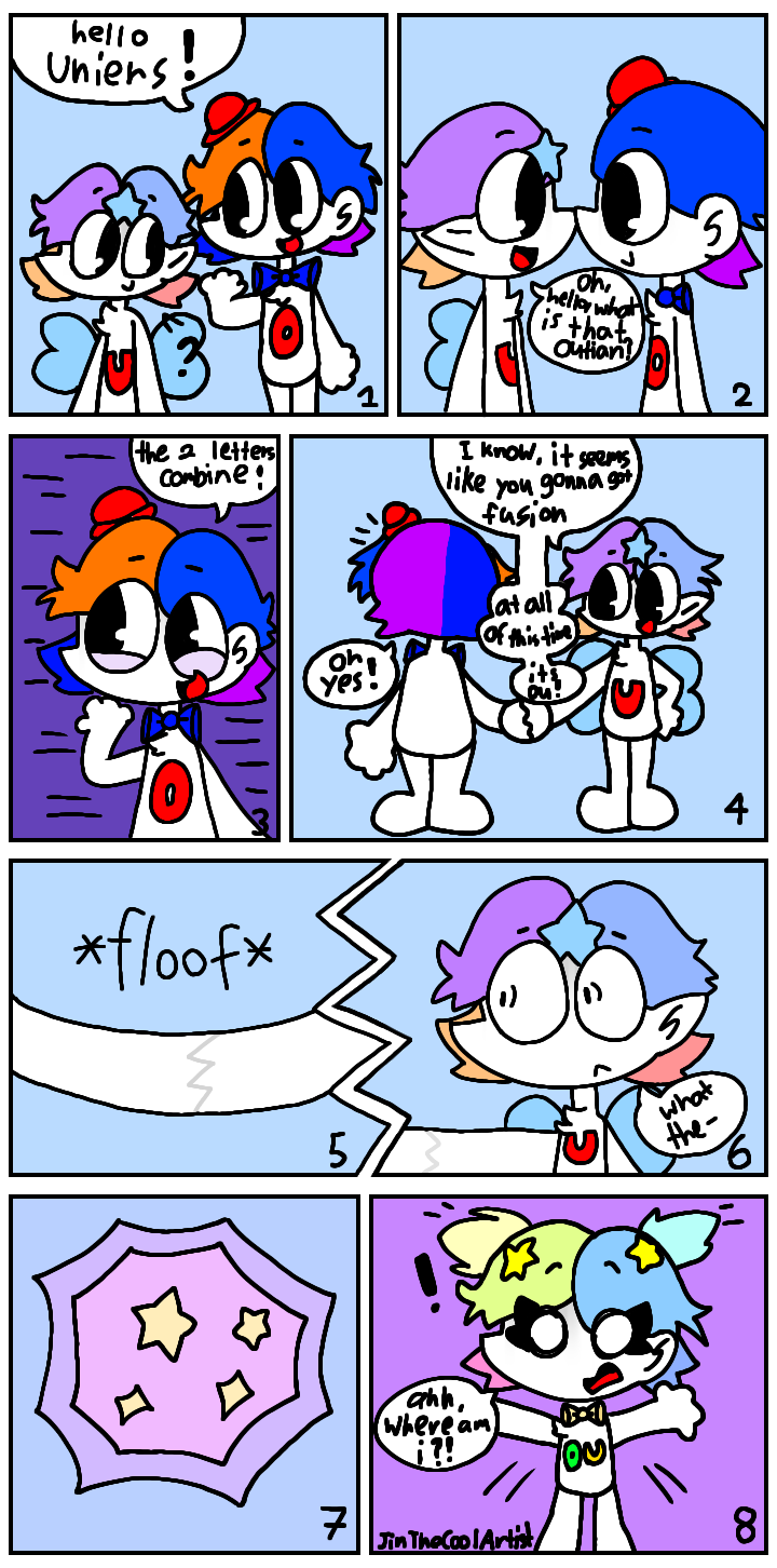 Fusion Comic Deviantart The Fusion Of O And U (TATRF Comic) by JinTheCoolArtist on DeviantArt