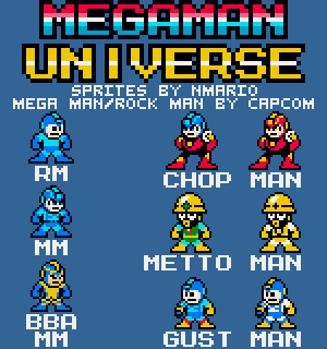 MegaMan Universe Tribute in 8-Bit