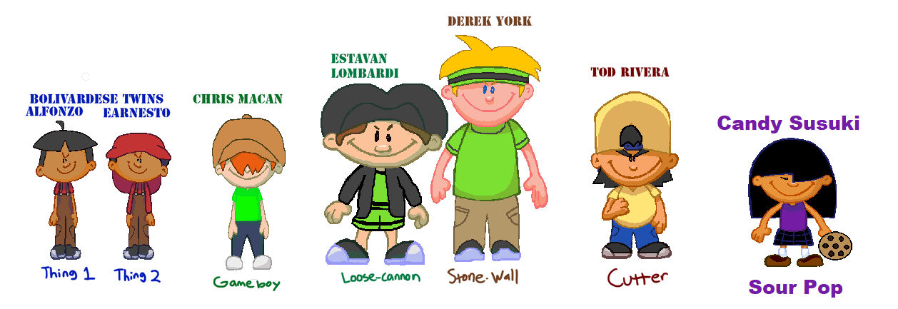 Candy Bucket Rivals the Backyard Rivals, including Candy Susuki by booluke on DeviantArt