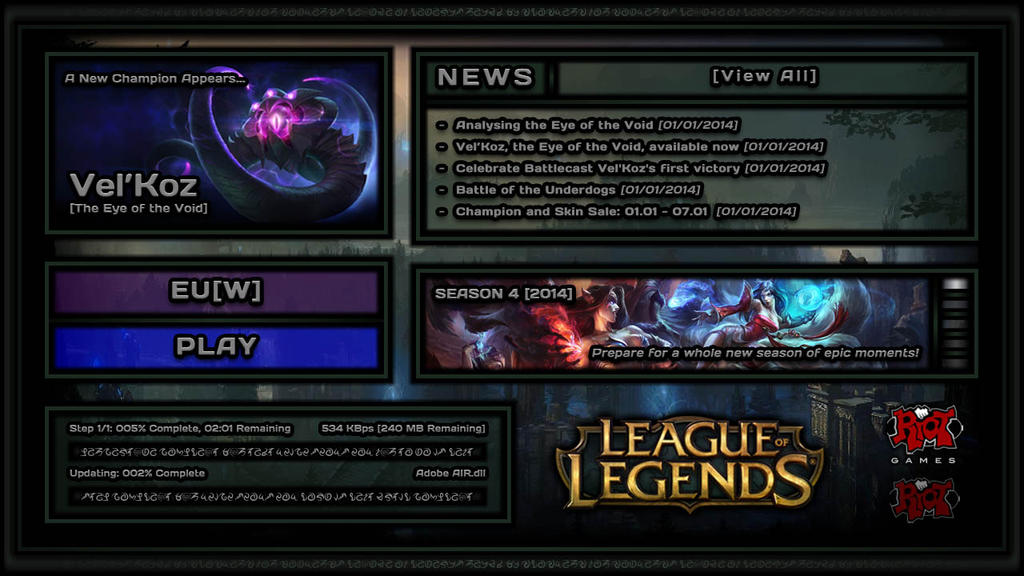 A Reimagining of the LoL Client 2 [Edits]