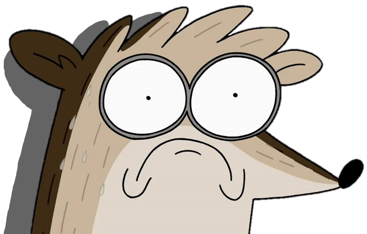 Rigby Scared Face by Cartoonishly on DeviantArt