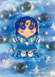 Eternal Sailor Mercury Ragdoll Acrylic Pin by ColorfulCupcakez