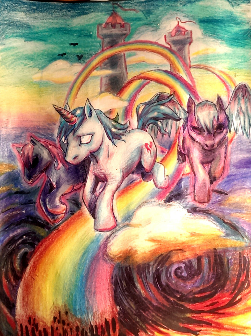 Over the rainbow by Katia-Gagne