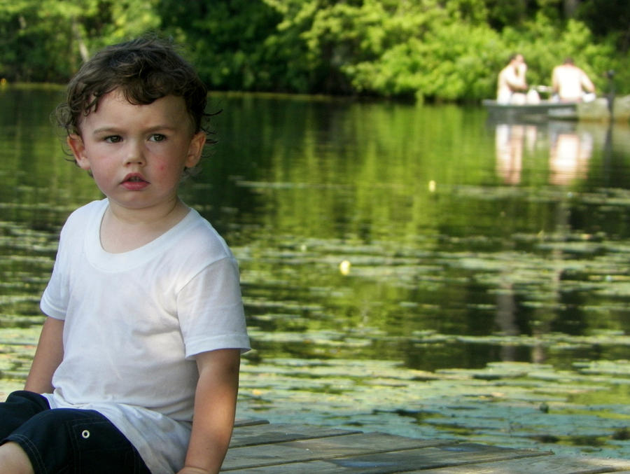 Sitting At The Pond