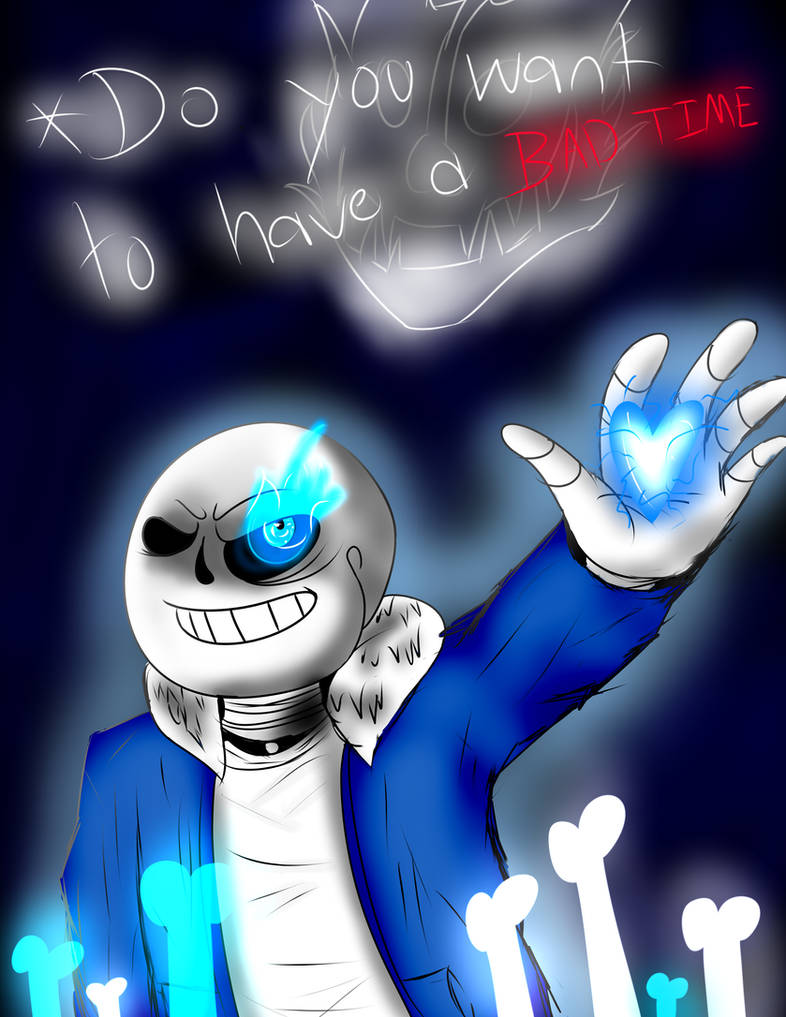 Sans Using Magic sans joke thing by The-Cake-Master on DeviantArt