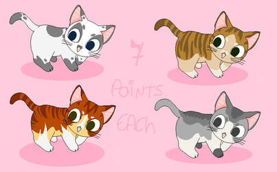 + Cute Kittens Adoptables + 7Pts Each +