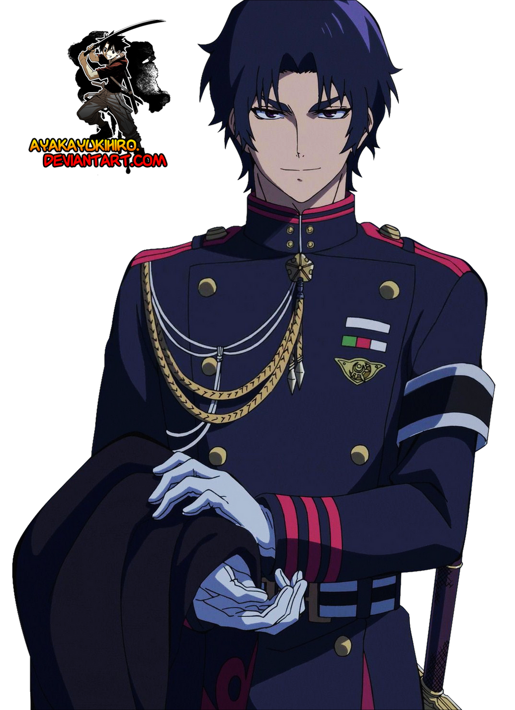 Owari No Seraph Ichinose Guren 19 Sai No Sekai Resurrection Owari no Seraph:Ichinose Guren render by AyakaYukihiro on DeviantArt