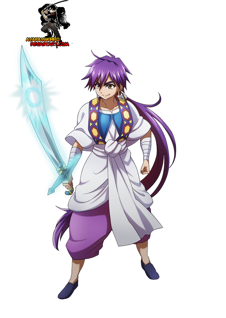 Sinbad : Magi the Kingdom of Magic Render by Banan1998 on DeviantArt