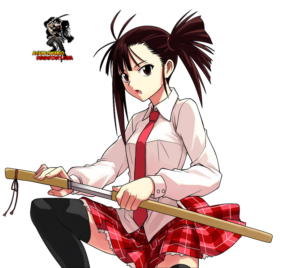 Negima Deviantart Negima: Sakurazaki Setsuna render 2 by AyakaYukihiro on DeviantArt