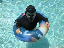 Kylo Ren in swimmingpool