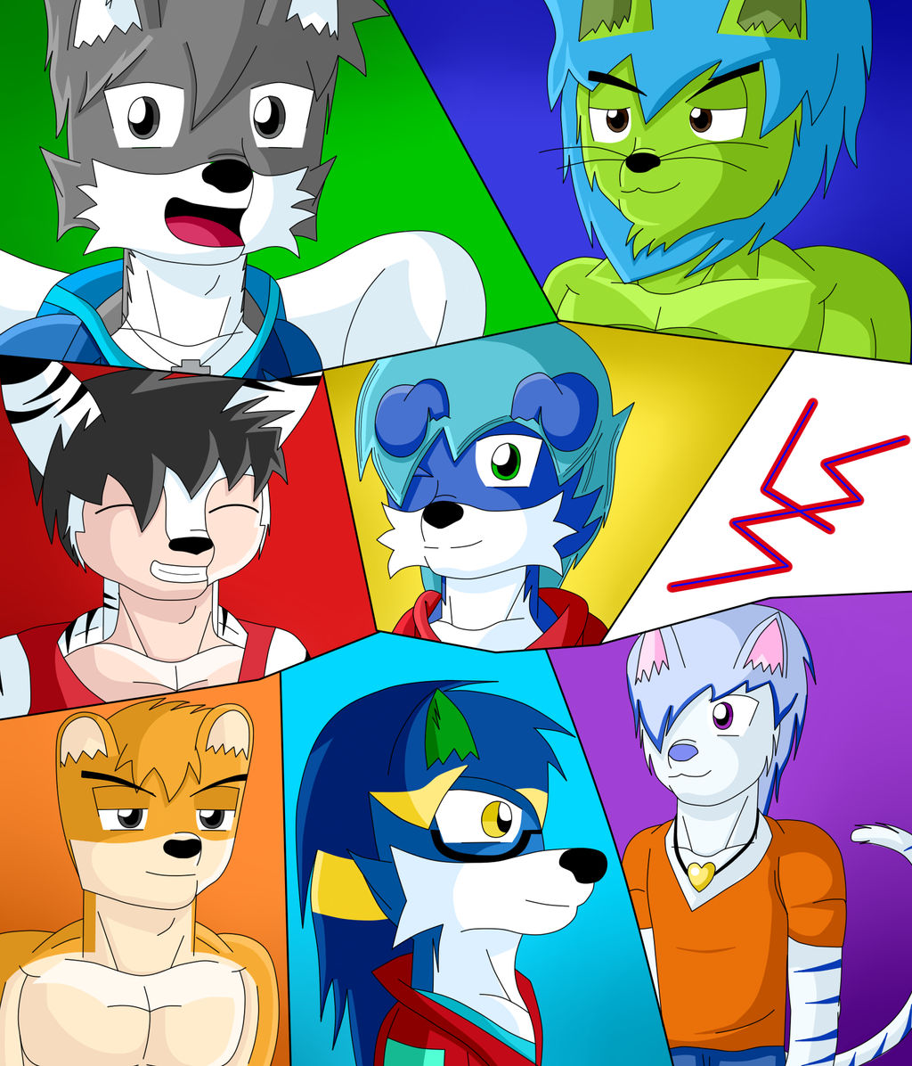 My Furry Friends (Color) by LeonSaiyajin on DeviantArt