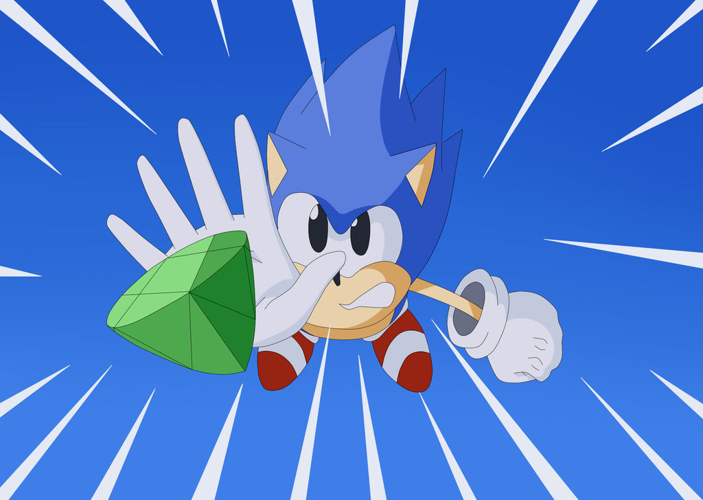 Classic Sonic by LeonSaiyajin on DeviantArt