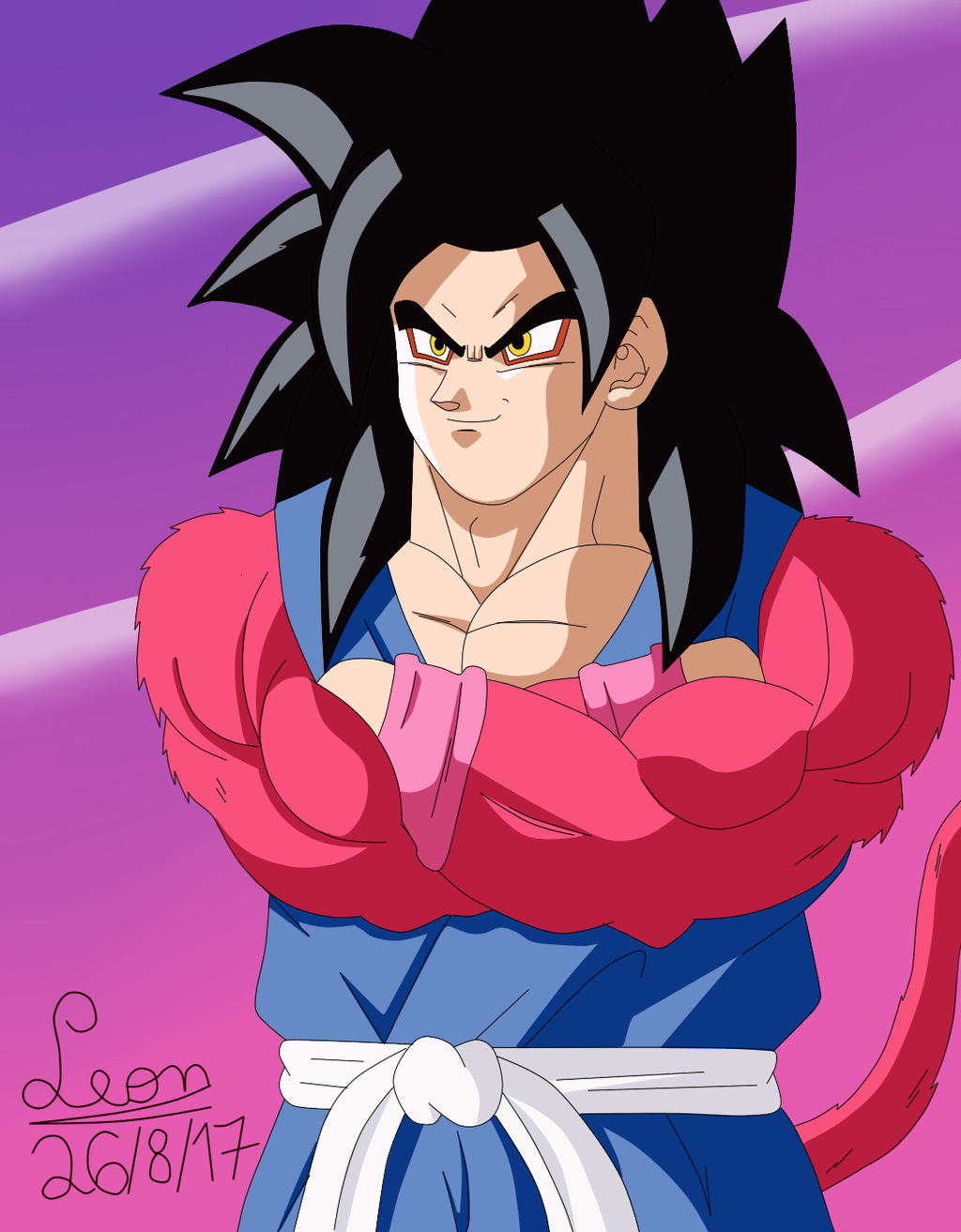 Goku GT SS4 Vestimentas Normales by LeonSaiyajin on DeviantArt