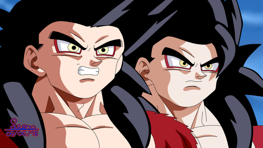 Goten And Gohan Ssj4 by LeonSaiyajin on DeviantArt
