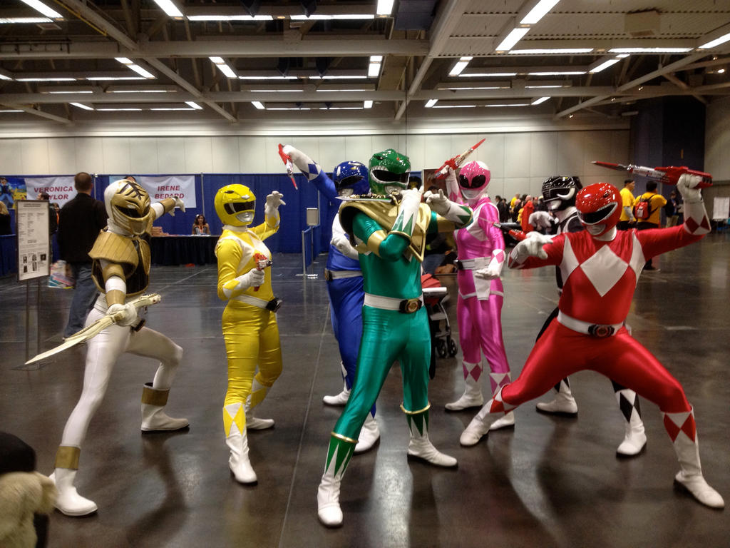 Power rangers unite by FrogGod1 on DeviantArt
