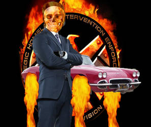 Ghost Rider Coulson by FrogGod1