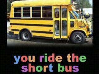 You ride the short bus by lecsus on DeviantArt