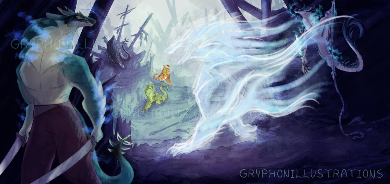 Spooky Scary Spectres by GryphonIllustrations on DeviantArt