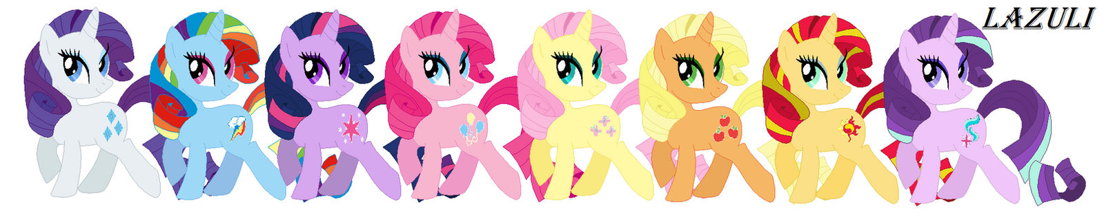 Types Pf Rarity Mlp MLP FIM : Rarity Variations by LazuliFanArts on DeviantArt