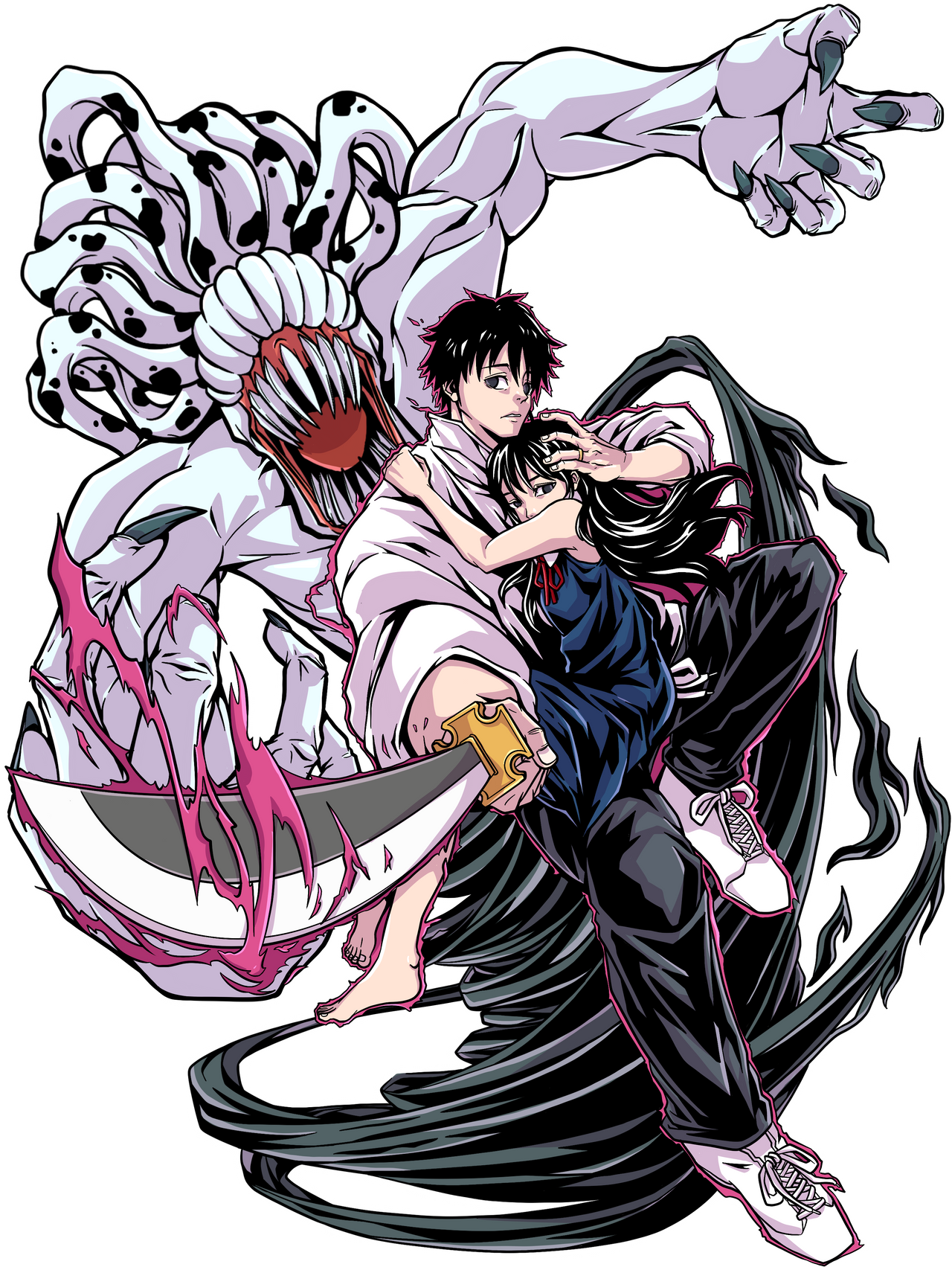 Rika And Yuuta Jujutsu Kaisen By TintacleOfficial On DeviantArt rika-and-yuuta-jujutsu-kaisen-by-tintacleofficial-on-deviantart