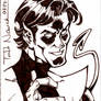 Nightcrawler sketch card