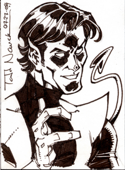 Nightcrawler sketch card