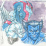 Iceman, Beast, Archangel