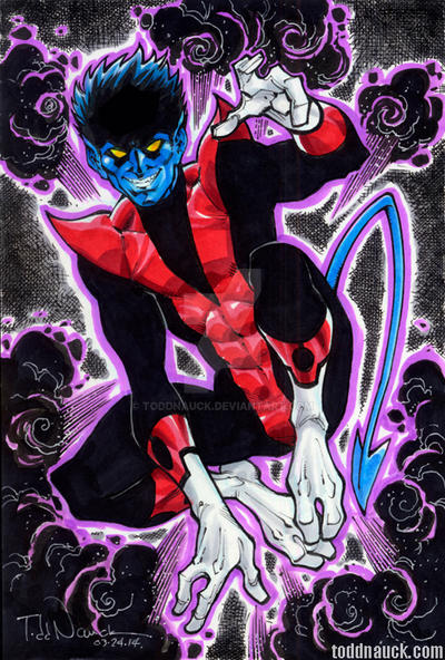 Nightcrawler. Fuzzy Blue Elf.