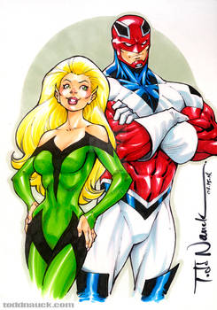 Captain Britain and Meggan